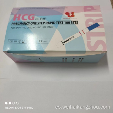 Un paso HCG Embarazo Kits de prueba de fertilidad Exportación al por mayor